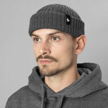 Load image into Gallery viewer, SEELAND Norite Beanie - Merino Wool - Grey Melange
