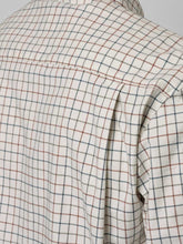 Load image into Gallery viewer, SEELAND Oxford Shooting Shirt - Mens - Grape Leaf/Terracotta Check
