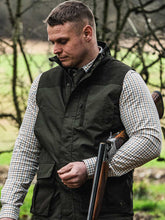 Load image into Gallery viewer, SEELAND Oxford Shooting Shirt - Mens - Grape Leaf/Terracotta Check
