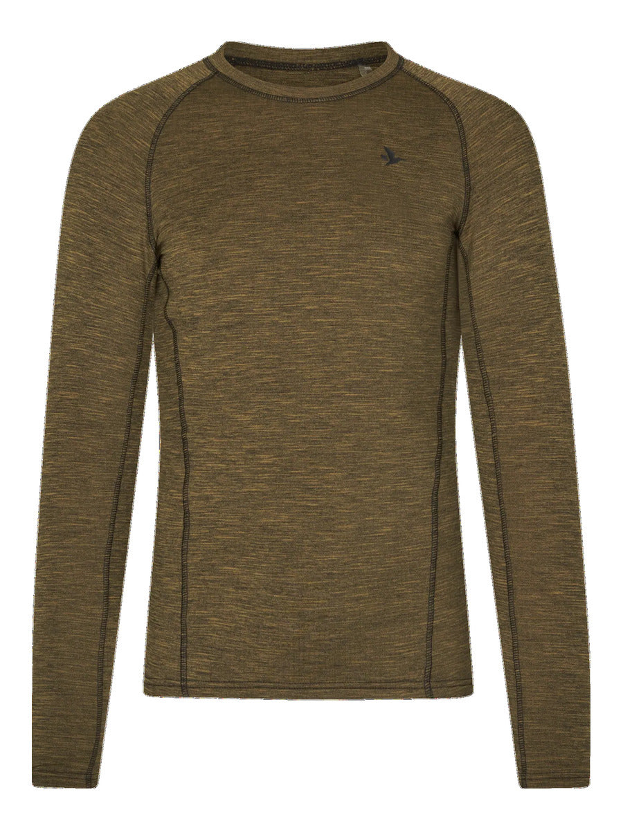 SEELAND Peak Aia T-Shirt - Womens - Military Olive Melange