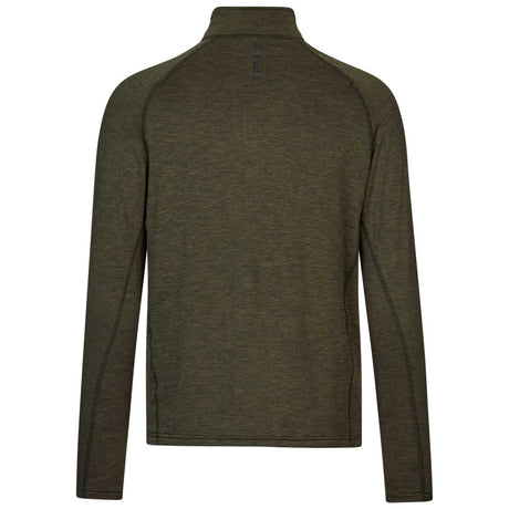 SEELAND Peak Half Zip - Mens - Pine Green Melange
