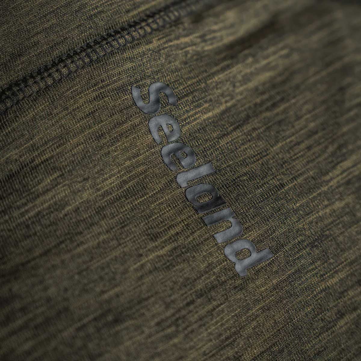 SEELAND Peak Half Zip - Mens - Pine Green Melange