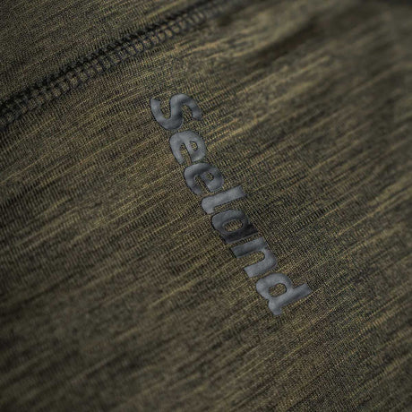 SEELAND Peak Half Zip - Mens - Pine Green Melange