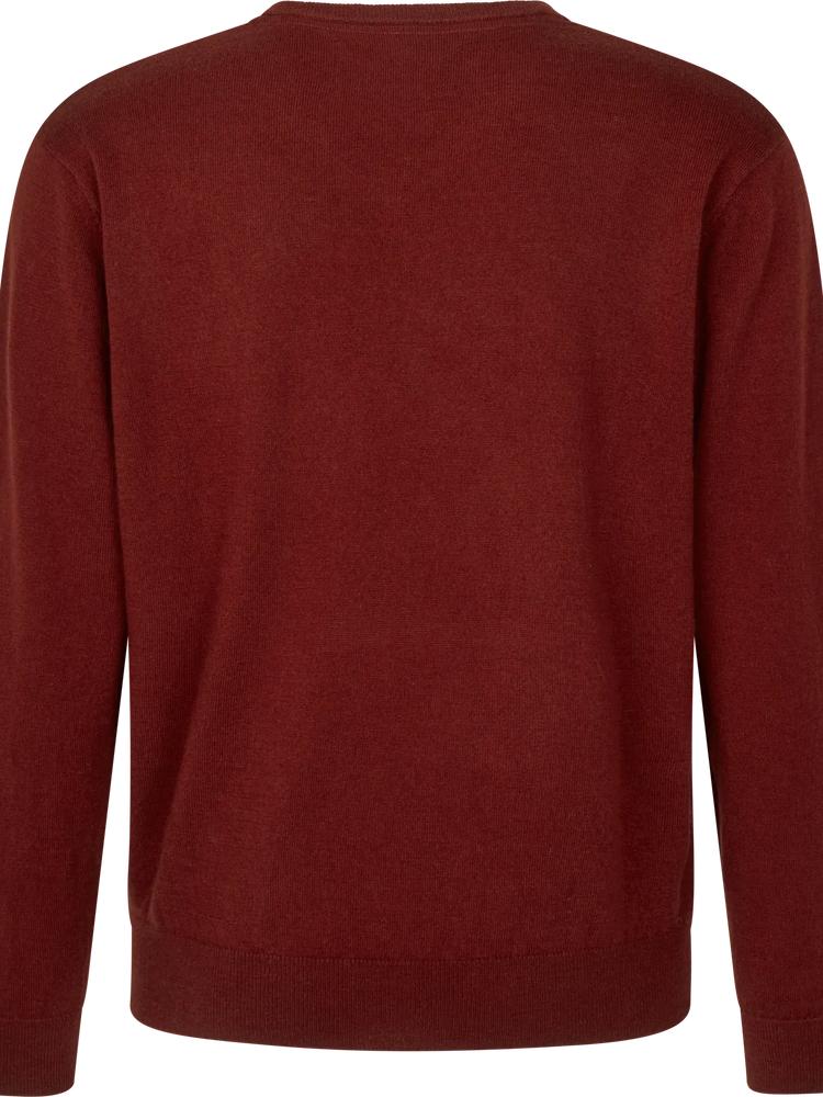 SEELAND Pine V-Neck Pullover - Men's - Merlot - image 3