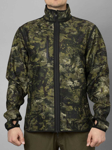 SEELAND Rogue Reversible Fleece - Mens -  Light Pine/Invis Green