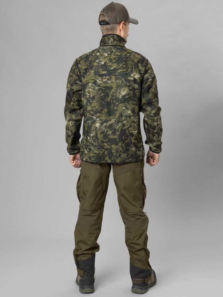 SEELAND Rogue Reversible Fleece - Mens -  Light Pine/Invis Green