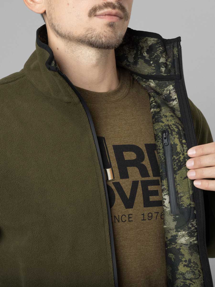 SEELAND Rogue Reversible Fleece - Mens -  Light Pine/Invis Green