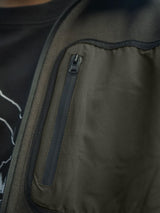 SEELAND Rogue Solid Reversible Fleece - Mens - Grizzly / Demitasse Brown