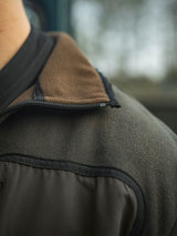 SEELAND Rogue Solid Reversible Fleece - Mens - Grizzly / Demitasse Brown