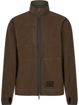 SEELAND Rogue Solid Reversible Fleece - Mens - Grizzly / Demitasse Brown