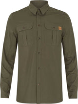 SEELAND Selous Long Sleeved Cargo Shirt - Mens - Grape Leaf