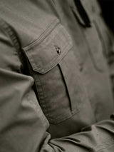 SEELAND Selous Long Sleeved Cargo Shirt - Mens - Grape Leaf