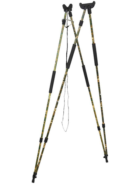 SEELAND Shooting Stick - Lightweight 4 Legged- Aluminium - InVis Green