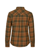 SEELAND Skye Flannel Shirt - Women's - Grizzly Brown / Terracotta Check - image 3