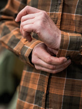 SEELAND Skye Flannel Shirt - Women's - Grizzly Brown / Terracotta Check - image 5