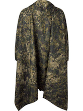 Load image into Gallery viewer, SEELAND Taxus Camo Rain Poncho - InVis Green
