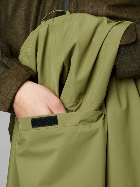 SEELAND Taxus Packable Rain Poncho - Martini Olive Seeland