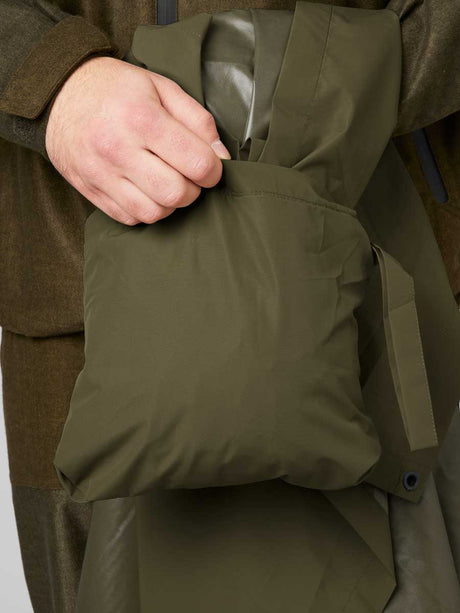 SEELAND Taxus Packable Rain Poncho - Pine Green Seeland