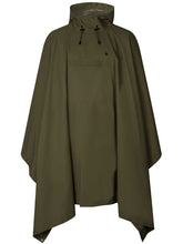 Load image into Gallery viewer, SEELAND Taxus Rain Poncho - Pine Green
