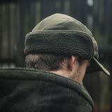 SEELAND Teddy Fold Down Cap - Pine Green