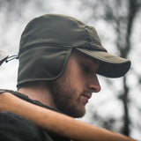 SEELAND Teddy Fold Down Cap - Pine Green