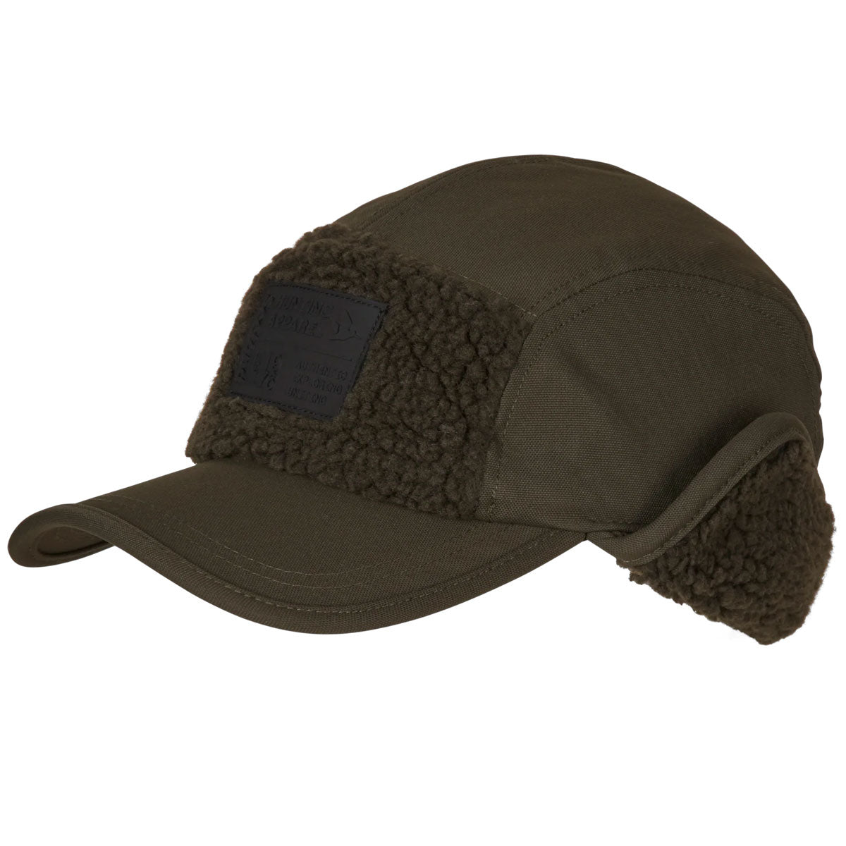 SEELAND Teddy Fold Down Cap - Pine Green