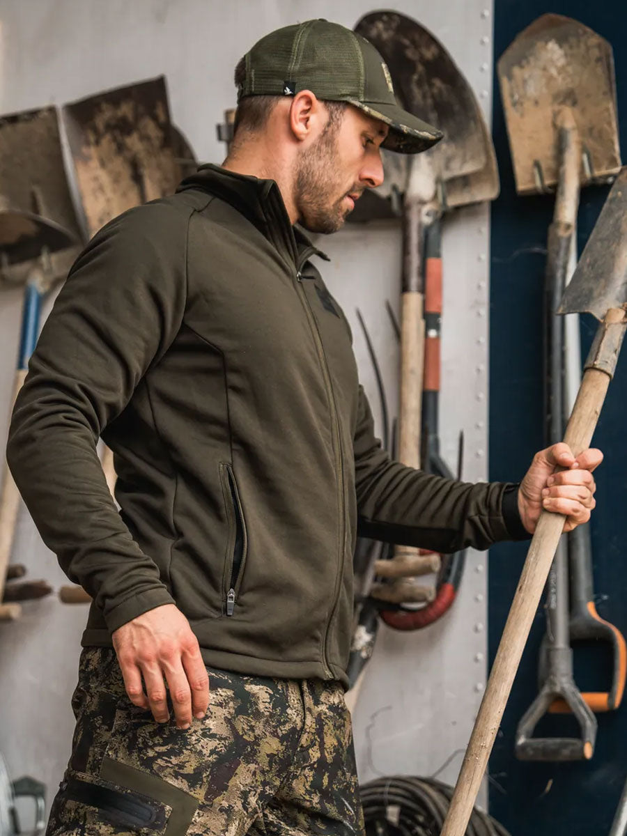 SEELAND Tidal Fleece Jacket - Mens - Pine Green