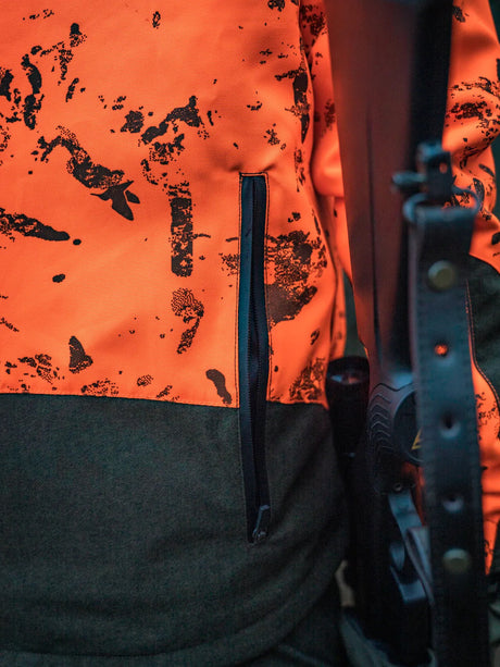 SEELAND Trax Blaze Jacket - Mens - Orange Blaze InVis MPC