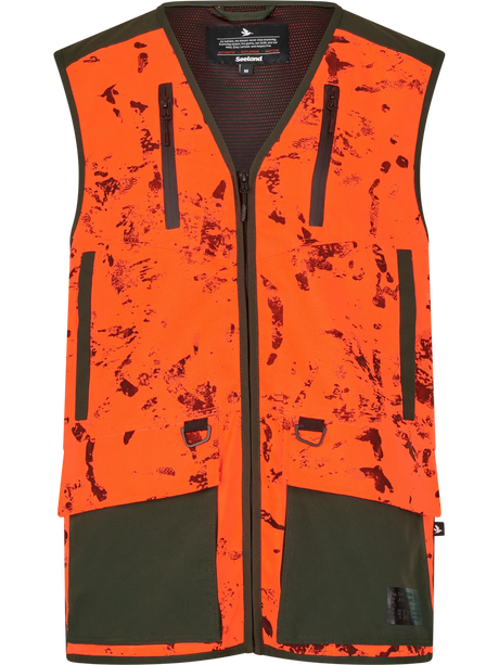 SEELAND Trax Blaze Waistcoat - Mens - Orange Blaze InVis MPC