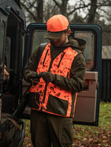 SEELAND Trax Blaze Waistcoat - Mens - Orange Blaze InVis MPC