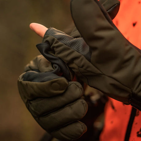 SEELAND Trigger Fold-Back Gloves - Pine Green