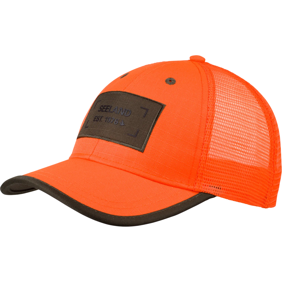 SEELAND Venture Rover Cap - Orange Blaze - front flat lay