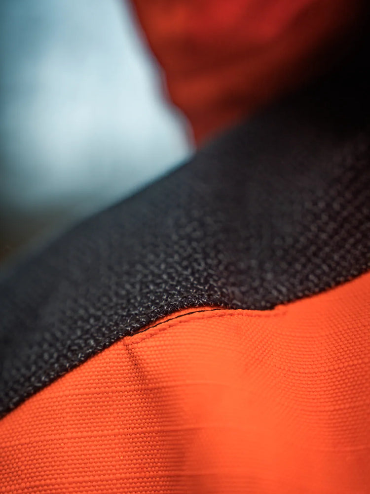 SEELAND Venture Serac Jacket - Mens - Orange Blaze - reinforcement detail
