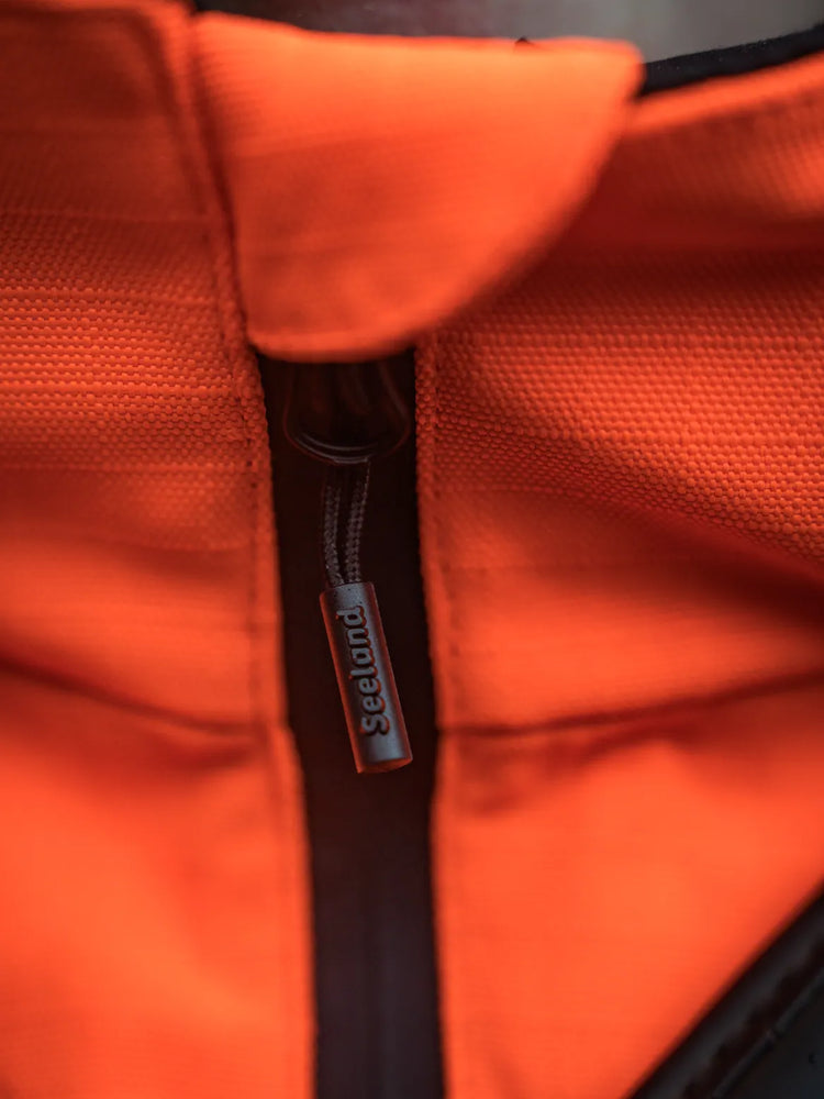 SEELAND Venture Serac Jacket - Mens - Orange Blaze - water-repellent zipper detail