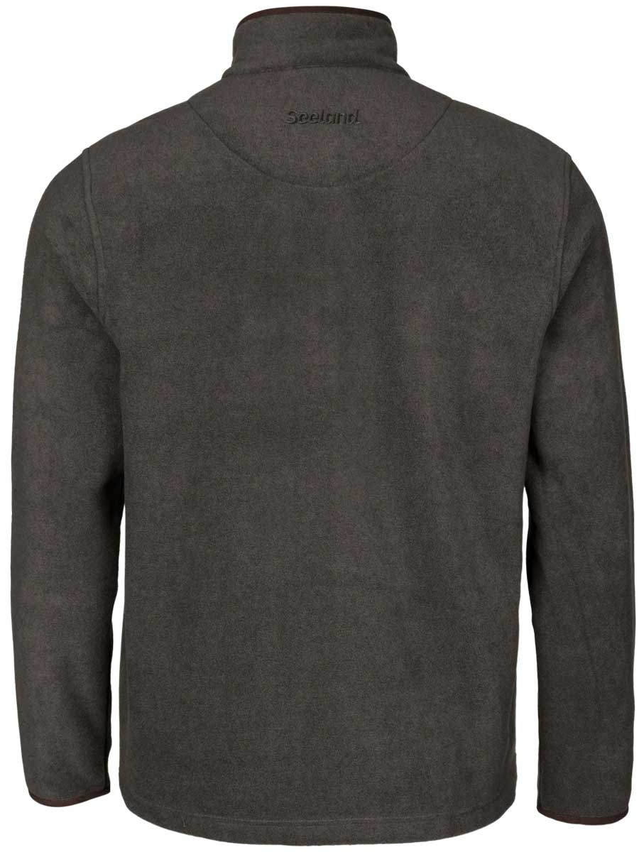 SEELAND Woodcock Earl Fleece Jacket - Mens - Dark Grey Melange