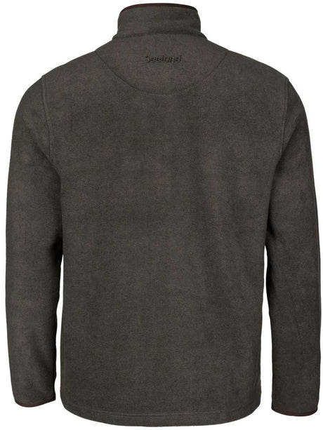SEELAND Woodcock Earl Fleece Jacket - Mens - Dark Grey Melange