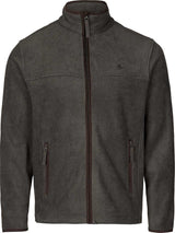 SEELAND Woodcock Earl Fleece Jacket - Mens - Dark Grey Melange