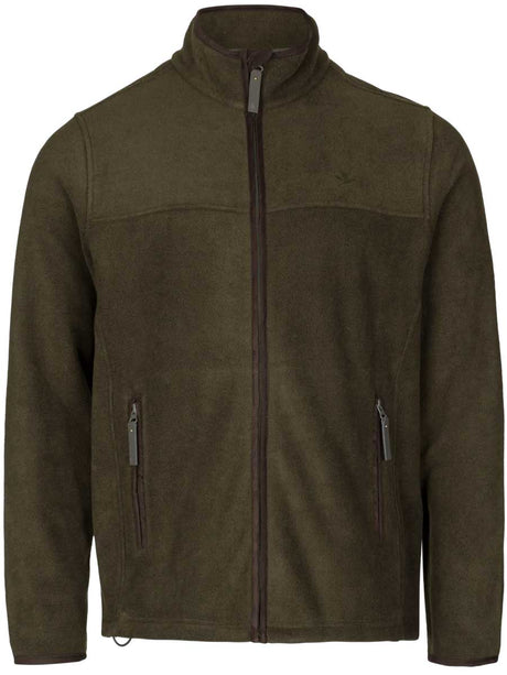 SEELAND Woodcock Earl Fleece Jacket - Mens - Pine Green Melange