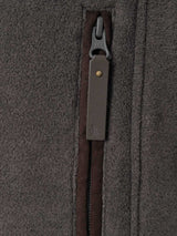 SEELAND Woodcock Earl Fleece Waistcoat - Mens - Dark Grey Melange