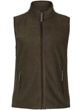 Load image into Gallery viewer, SEELAND Woodcock Earl Fleece Waistcoat - Mens - Pine Green Melange
