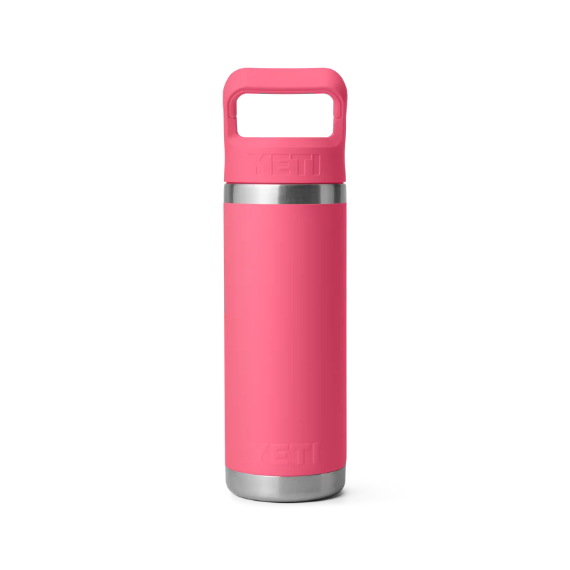 YETI Rambler 18 OZ (532ml) Bottle With Straw Cap - Tropical Pink