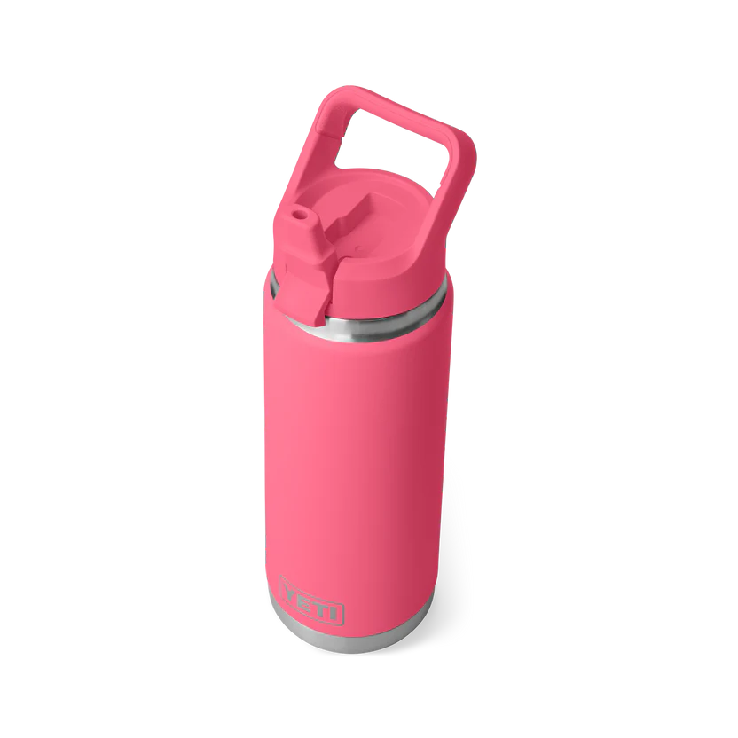 YETI Rambler 26 OZ (769ml) Bottle With Straw Cap - Tropical Pink