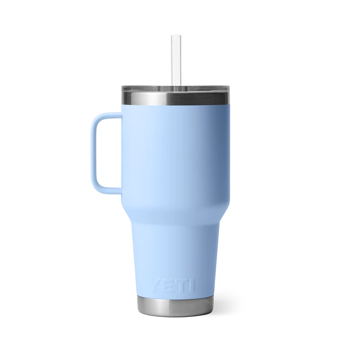 YETI Rambler 35 OZ (994ml) Straw Mug With Straw Lid - Big Sky Blue