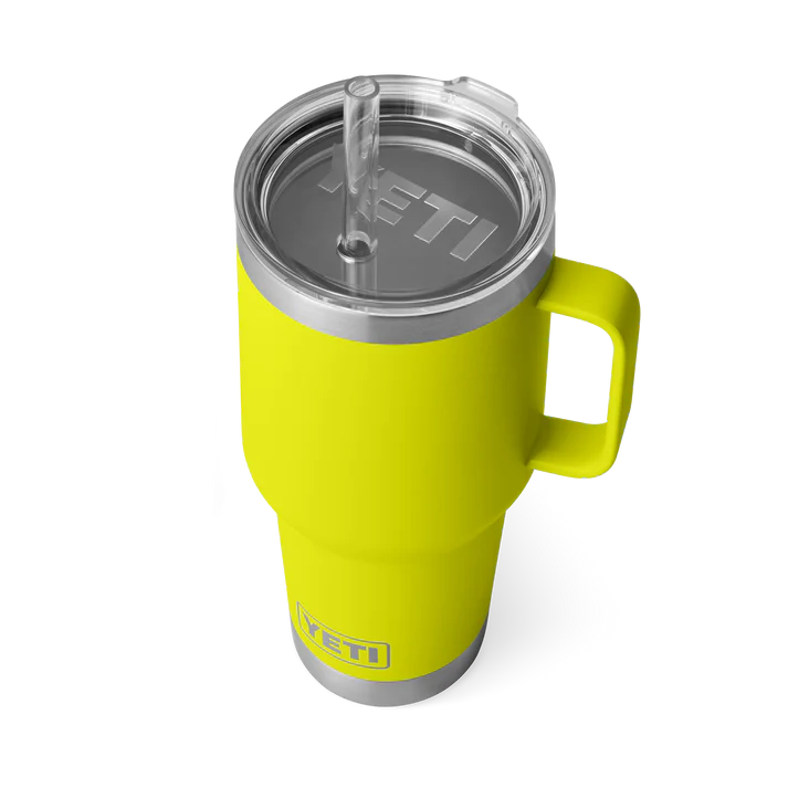 YETI Rambler 35 OZ (994ml) Straw Mug With Straw Lid - Firefly Yellow