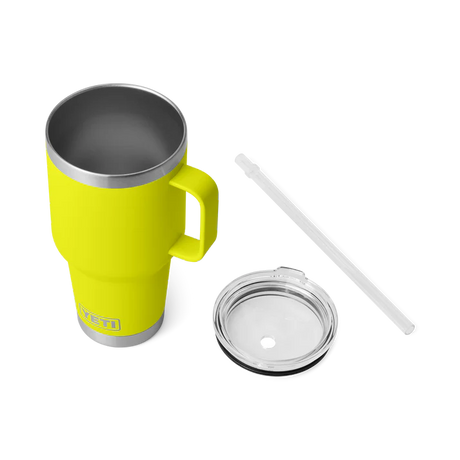YETI Rambler 35 OZ (994ml) Straw Mug With Straw Lid - Firefly Yellow