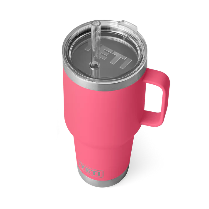 YETI Rambler 35 OZ (994ml) Straw Mug With Straw Lid - Tropical Pink