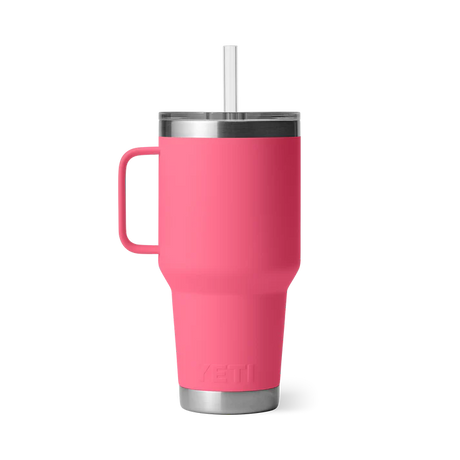 YETI Rambler 35 OZ (994ml) Straw Mug With Straw Lid - Tropical Pink