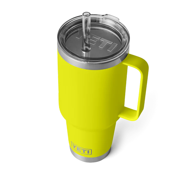 YETI Rambler 42 OZ (1242ml) Straw Mug With Straw Lid - Firefly Yellow