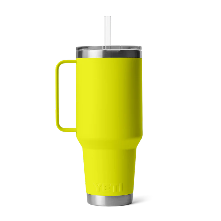 YETI Rambler 42 OZ (1242ml) Straw Mug With Straw Lid - Firefly Yellow