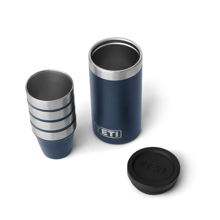 YETI Shot Glasses With Carrying Case - Navy